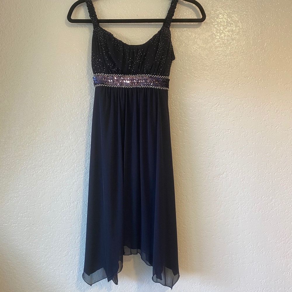 Enfocus Dark Blue Dress.#008